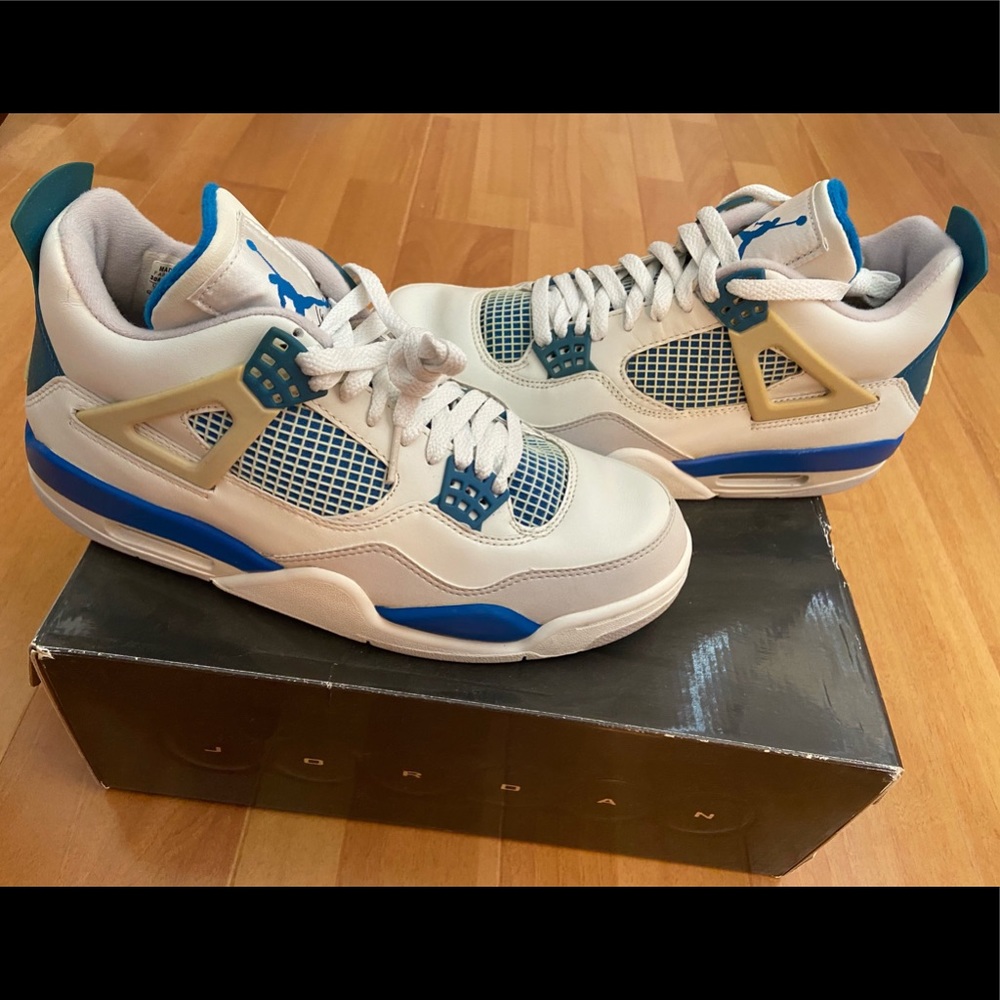 2006 Retro Air Jordan 4 Military Blue